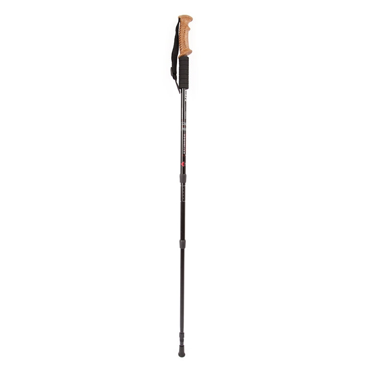 Aotu AT7551 135 cm Aluminiumlegierung Outdoor Camping Kork Wanderstöcke, Schwarz#135cm, Blau#135cm, Rot#135cm, Silber#135cm