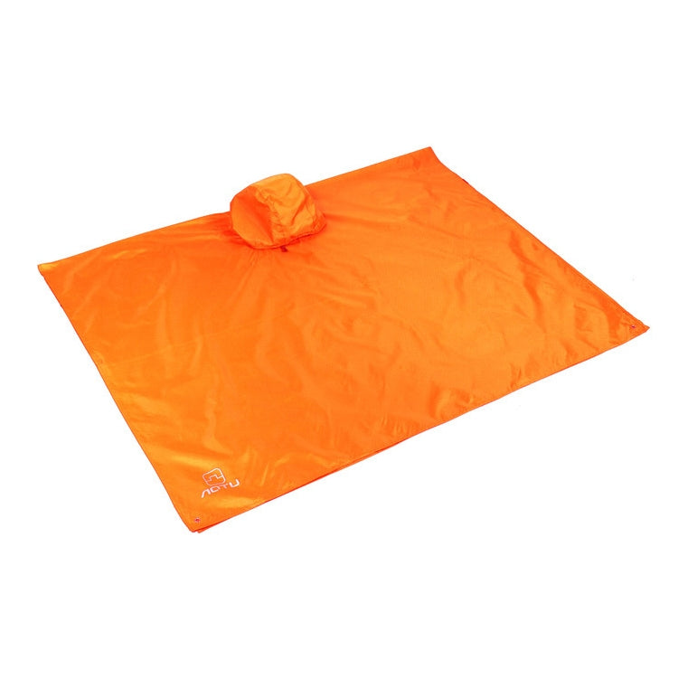 3-in-1 Aotu AT6927 Multifunktionaler Outdoor-Camping-Regenmantel Picknickdecke, Größe: 217x143cm, 217x143cm (Orange), 217x143cm (Blau)