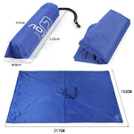 3-in-1 Aotu AT6927 Multifunktionaler Outdoor-Camping-Regenmantel Picknickdecke, Größe: 217x143cm, 217x143cm (Orange), 217x143cm (Blau)
