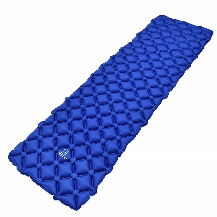 Aotu AT6241 Aufblasbares Outdoor-Campingkissen aus TPU, Größe: 190 x 57 x 5,5 cm (Blau)