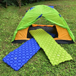 Aotu AT6241 Aufblasbares Outdoor-Campingkissen aus TPU, Größe: 190 x 57 x 5,5 cm (Blau)