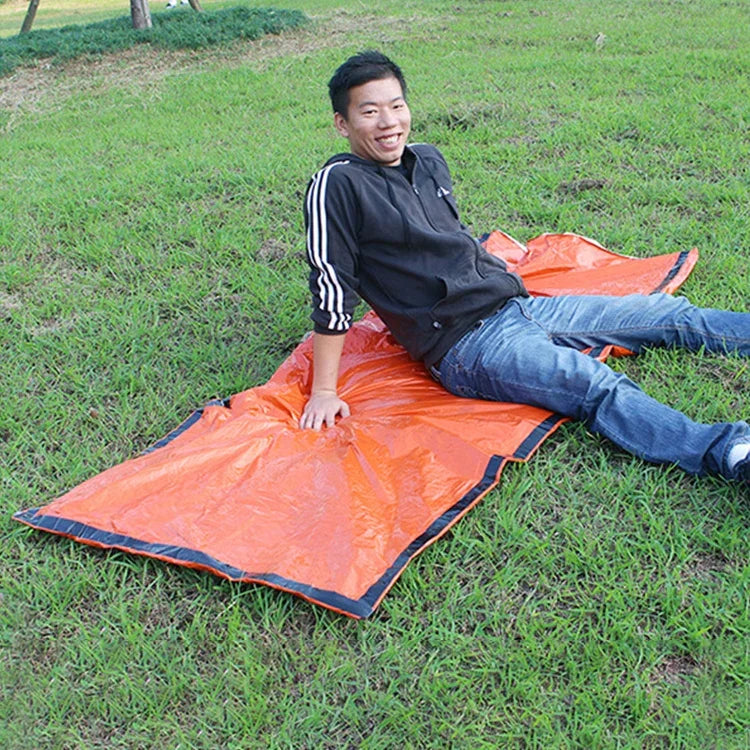 Aotu AT9040 Outdoor Camping Umschlag-Typ Thermischer Erste-Hilfe-Schlafsack für Erwachsene, Größe: 213x91cm