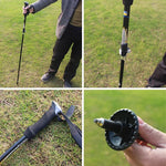 Aotu AT7558 125cm Outdoor-Camping-Faltstöcke aus Aluminiumlegierung mit EVA-Griff, Wanderstöcke, AT7558