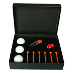11 in 1 6 Golftees + Divot-Werkzeug + 3 Golfbälle Geschenkbox Set, 11 in 1 Blau, 11 in 1 Rot