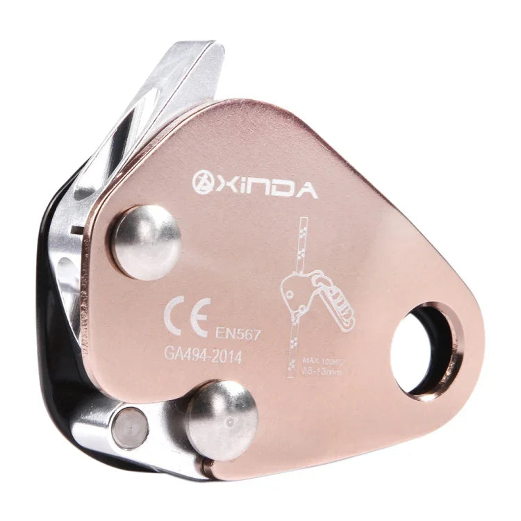 XINDA EN567 Outdoor Klettern, Höhenarbeiten, Absturzsicherung, Seilklemme für Seile mit 8-13 mm Durchmesser