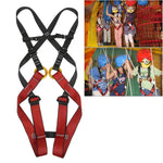 XINDA XDA9516 Outdoor Klettern Polyester Hochfestes Seil Verstellbarer Abseil-Ganzkörpergurt Kinder Größe: S, Größe: S