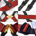 XINDA XDA9516 Outdoor Klettern Polyester Hochfestes Seil Verstellbarer Abseil-Ganzkörpergurt Kinder Größe: S, Größe: S