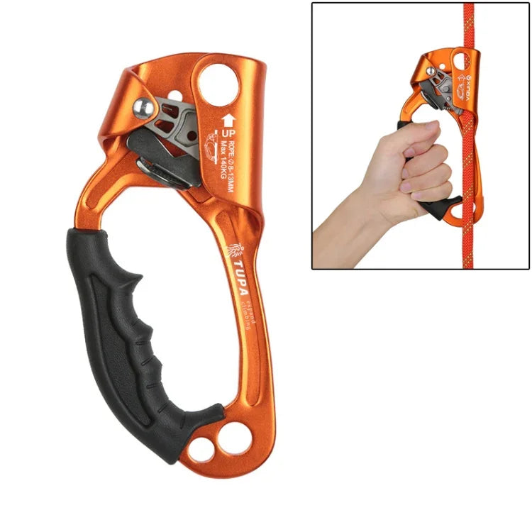 XINDA TP-8606 Outdoor-Klettern, Höhenarbeit, Absturzsicherung, Handseilklemme für 8-12mm Seildurchmesser links, Links