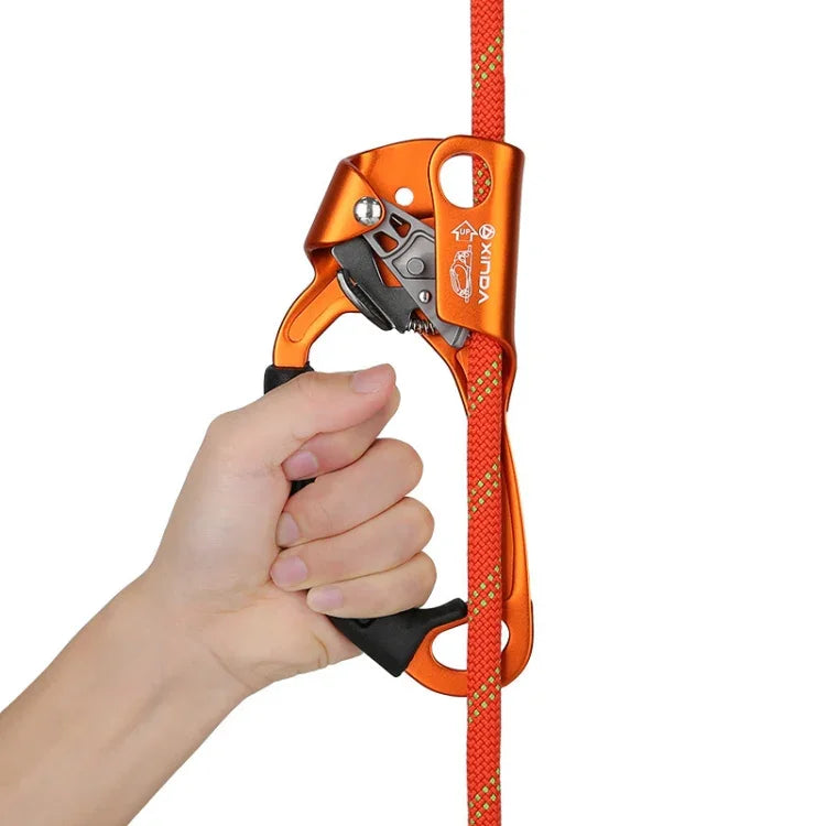 XINDA TP-8606 Outdoor-Klettern, Höhenarbeit, Absturzsicherung, Handseilklemme für 8-12mm Seildurchmesser links, Links