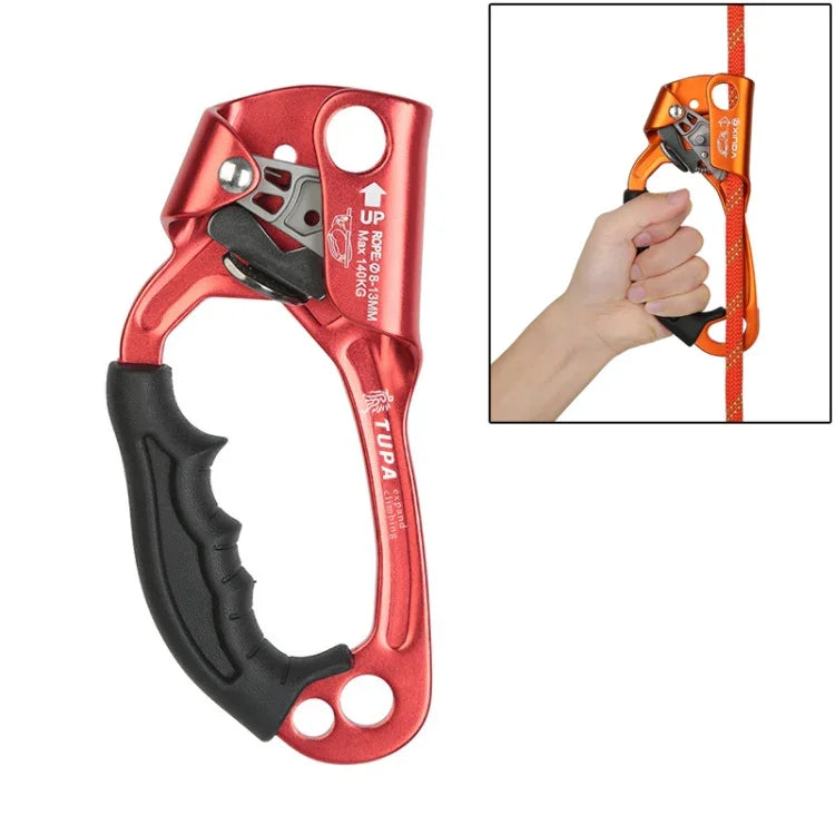 XINDA TP-8606 Outdoor-Klettern, Höhenarbeit, Absturzsicherung, Handseilklemme für 8-12mm Seildurchmesser links, Links