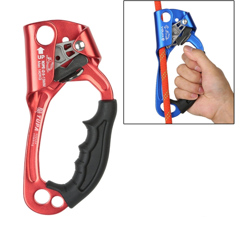 XINDA TP-8606 Outdoor-Klettern, Höhenarbeit, Absturzsicherung, Handseilklemme für 8-12mm Seildurchmesser Rechts, Rechts