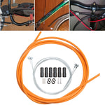 Universelles Fahrradbremszug-Set, Schwarz, Orange, Grün, Grau, Blau, Rot, Weiß, Gelb