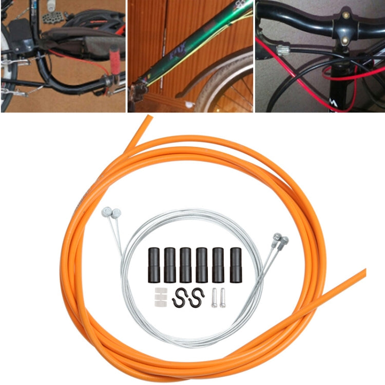Universelles Fahrradbremszug-Set, Schwarz, Orange, Grün, Grau, Blau, Rot, Weiß, Gelb