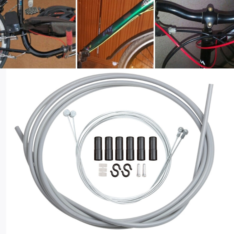 Universelles Fahrradbremszug-Set, Schwarz, Orange, Grün, Grau, Blau, Rot, Weiß, Gelb