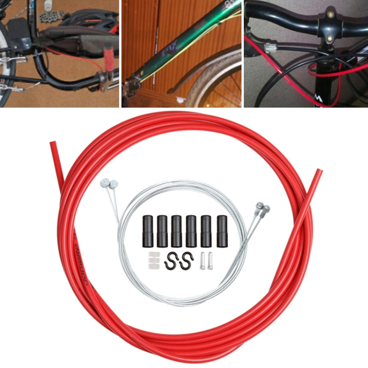 Universelles Fahrradbremszug-Set, Schwarz, Orange, Grün, Grau, Blau, Rot, Weiß, Gelb