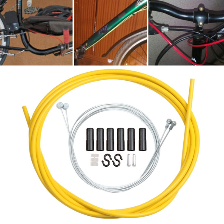 Universelles Fahrradbremszug-Set, Schwarz, Orange, Grün, Grau, Blau, Rot, Weiß, Gelb