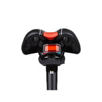 IP65 Wasserdichte USB wiederaufladbare Smart COB LED Alarm Fahrrad Rücklicht mit Fernbedienung, Steuerungsreichweite: 1-100m, IP65 wasserdichtes Rücklicht