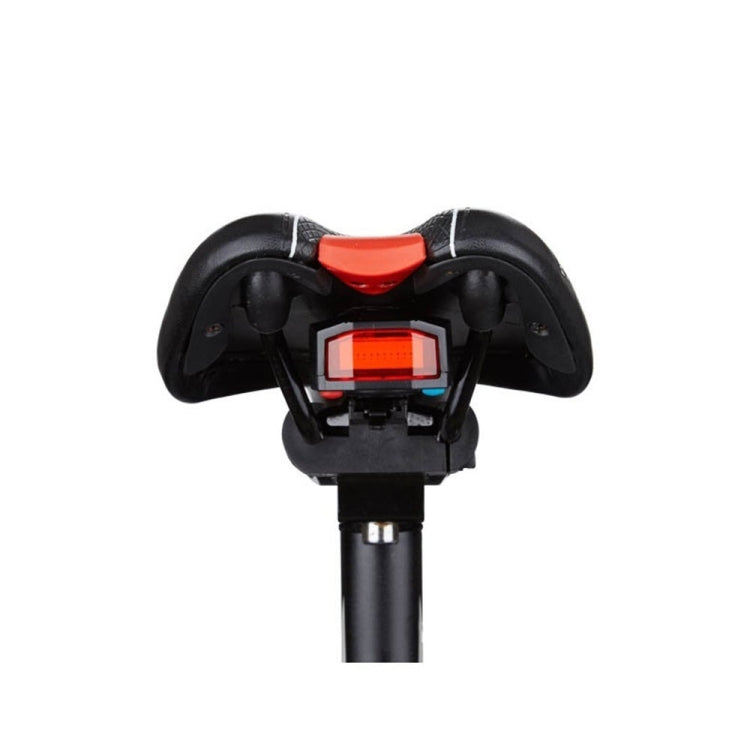 IP65 Wasserdichte USB wiederaufladbare Smart COB LED Alarm Fahrrad Rücklicht mit Fernbedienung, Steuerungsreichweite: 1-100m, IP65 wasserdichtes Rücklicht