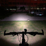 BX2 USB aufladbare Fahrradlampe Front-Lenker LED-Licht (3 Stunden, L2 Lampenperlen), 3 Stunden, L2 Lampenperlen