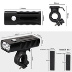 BX2 USB aufladbare Fahrradlampe Front-Lenker LED-Licht (3 Stunden, L2 Lampenperlen), 3 Stunden, L2 Lampenperlen