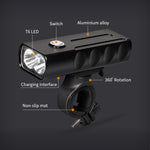BX2 USB aufladbare Fahrradlampe Front-Lenker LED-Licht (3 Stunden, L2 Lampenperlen), 3 Stunden, L2 Lampenperlen