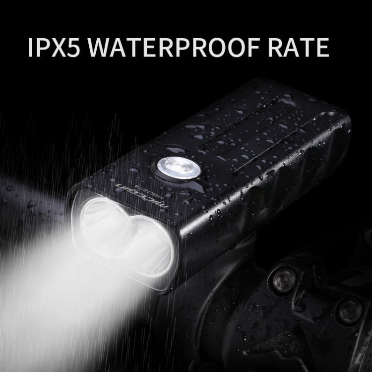 BX2 USB aufladbare Fahrradlampe Front-Lenker LED-Licht (3 Stunden, L2 Lampenperlen), 3 Stunden, L2 Lampenperlen