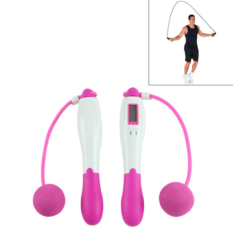 Digitales professionelles Zähl-Springseil Sportball-Zähler Springseil, Springseil mit Ball (Gelb), Springseil mit Ball (Magenta), Springseil mit Ball (Pink), Springseil mit Ball (Blau), Springseil mit Ball (Grün)