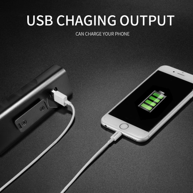BX3 USB aufladbare Fahrradlampe Front-Lenker LED-Licht (10 Stunden, T6+A02 Lampe), 10 Stunden, T6+A02 Lampe