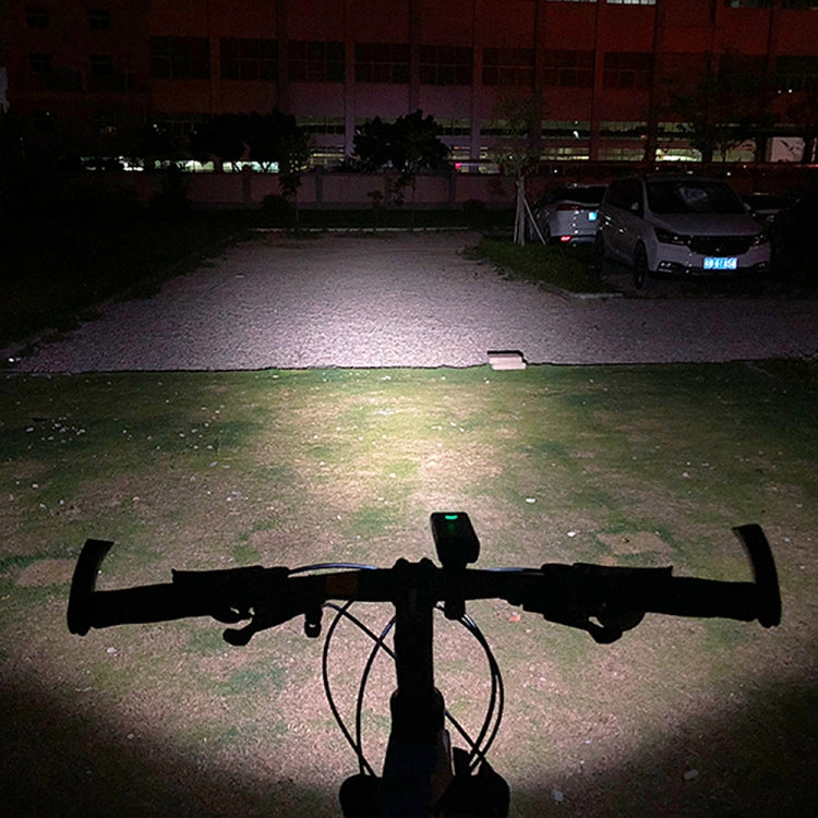 BX3 USB aufladbare Fahrradlampe Front-Lenker LED-Licht (10 Stunden, T6+A02 Lampe), 10 Stunden, T6+A02 Lampe