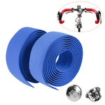 1 Paar Rennrad-Sport-Fahrrad Kork-Lenkerband Wickel + 2 Lenkerstopfen, 2m Rot, 2m Weiß, 2m Gelb, 2m Schwarz, 2m Pink, 2m Grün, 2m Blau
