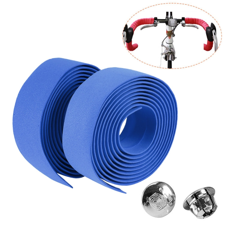 1 Paar Rennrad-Sport-Fahrrad Kork-Lenkerband Wickel + 2 Lenkerstopfen, 2m Rot, 2m Weiß, 2m Gelb, 2m Schwarz, 2m Pink, 2m Grün, 2m Blau