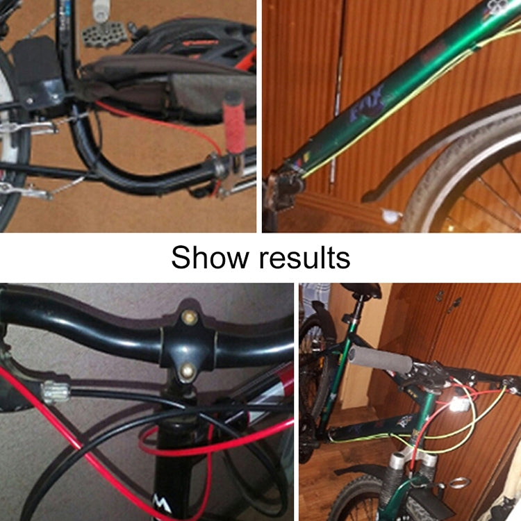 7 in 1 Zylindrischer Kopf PVC Bremskabel-Schlauch-Set für Mountainbike, Mountainbike