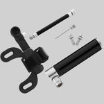 Manuelle Mini tragbare Fahrrad-Aluminiumlegierungspumpe + Kunststoff kleberfreie Reifenflicken + Reifenheber, Aufbläser + Kunststoff kleberfreie Reifenflicken + Reifenheber Schwarz, Aufbläser + Kunststoff kleberfreie Reifenflicken + Reifenheber Rot