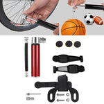 Manuelle Mini tragbare Fahrrad-Aluminiumlegierungspumpe + Kunststoff kleberfreie Reifenflicken + Reifenheber, Aufbläser + Kunststoff kleberfreie Reifenflicken + Reifenheber Schwarz, Aufbläser + Kunststoff kleberfreie Reifenflicken + Reifenheber Rot