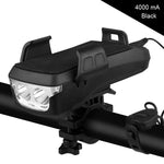 Multifunktion 4 in 1 Handyhalter Fahrradklingel Fahrradlampe Taschenlampe, 4 in 1 Handyhalter