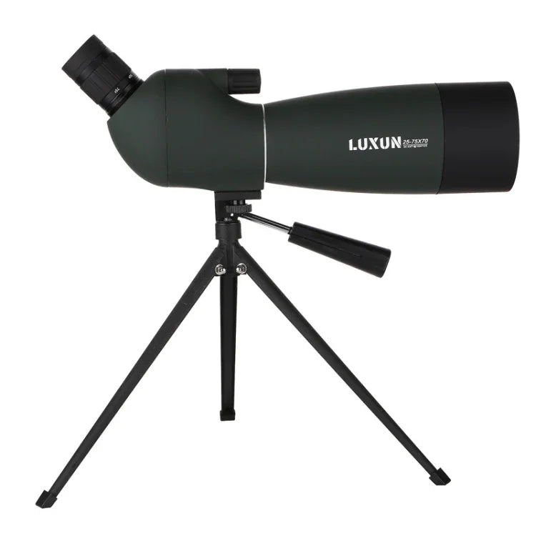 LUXUN 25-75x70 Outdoor Hochauflösendes Nachtsicht-Vogelbeobachtungs- und Astronomie-Teleskop, 25-75x70