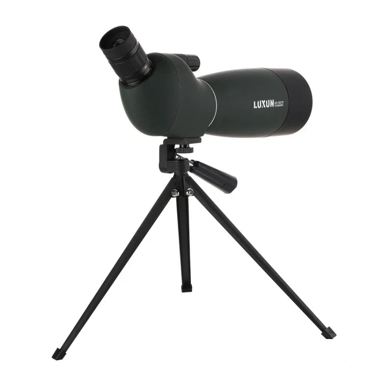 LUXUN 25-75x70 Outdoor Hochauflösendes Nachtsicht-Vogelbeobachtungs- und Astronomie-Teleskop, 25-75x70
