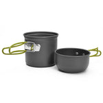 DS-101 Tragbares Outdoor-Camping-Kochset Picknick-Kessel-Kochgeschirr-Kombination