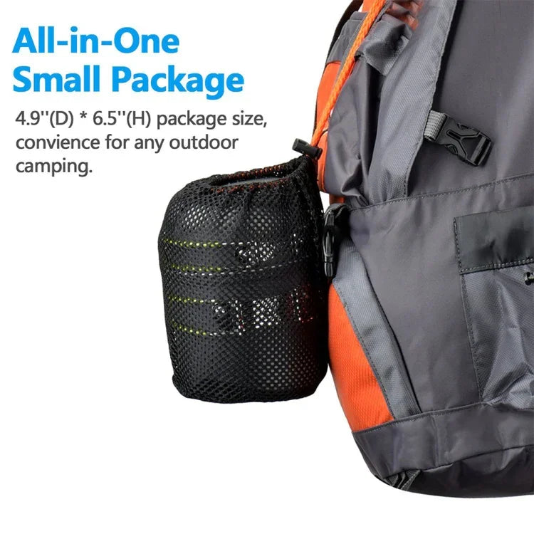 DS-101 Tragbares Outdoor-Camping-Kochset Picknick-Kessel-Kochgeschirr-Kombination
