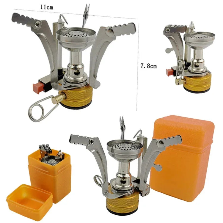 DS-101 Tragbares Outdoor-Camping-Kochset Picknick-Kessel-Kochgeschirr-Kombination