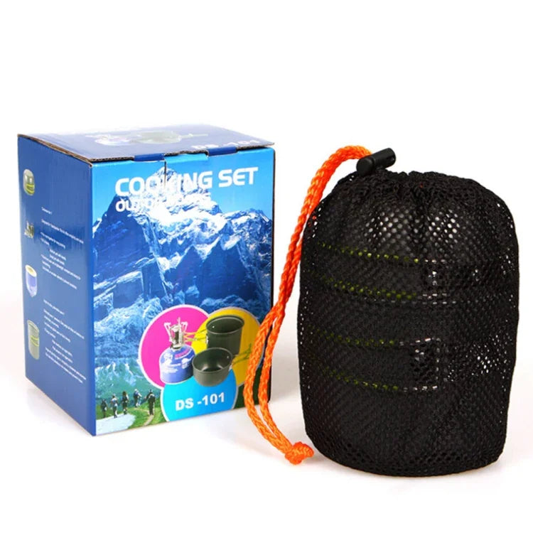 DS-101 Tragbares Outdoor-Camping-Kochset Picknick-Kessel-Kochgeschirr-Kombination