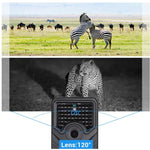 PR-200B 120-Grad-Weitwinkelobjektiv IP56 wasserdicht 12MP 1080P HD Infrarot-Wildkamera, unterstützt TF-Karte, PIR-Entfernung: 10-15m, PR200B
