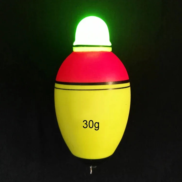 Elektronischer Nachtlicht-Schwimmer für Angelzubehör, Leuchtender Schwimmer, 3,5cm/30g, 3,9cm/40g, 4,2cm/50g, 4,5cm/60g, 4,8cm/80g