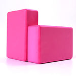 Hochdichter Yoga-Block Schaumstoffziegel Frauen Heimtraining Fitness Gesundheit Fitnessstudio Übungsgerät, Größe: 23*15*7,5cm, 23 x 15 x 7,5cm Lila