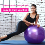 Verdickter explosionsgeschützter großer Yoga-Ball Sport Fitness Ball Umweltfreundlicher Schwangerschafts-Yoga-Ball, Durchmesser: 65cm, 65cm (Pink), 65cm (Blau), 65cm (Lila)