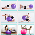 Verdickter explosionsgeschützter großer Yoga-Ball Sport Fitness Ball Umweltfreundlicher Schwangerschafts-Yoga-Ball, Durchmesser: 65cm, 65cm (Pink), 65cm (Blau), 65cm (Lila)