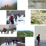 10 Zähne Eiskralle Outdoor-Antirutsch-Schuhüberzüge für Eis- und Schneeboden, Größe: L, Größe: L