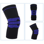 Outdoor Fitness Bergsteigen Strickschutz Silikon Anti-Kollisions-Federstütze Sport Knieprotektor, Größe: XL, Größe: XL
