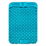 Outdoor Camping Fußtritt-Automatik-Aufblasbares Kissen Tragbares TPU-aufblasbares Doppelbett, Größe: 195 x 119 x 16 cm, Fußtritt-Pfauenblau, Fußtritt-Dunkelblau, Fußtritt-Orange, Fußtritt-Smaragd