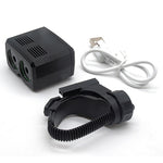 Y15 2 x CREE XPG2 500LM USB-Lade-LED-Fahrrad-Scheinwerfer Frontlampe mit 5 Modi, Y15